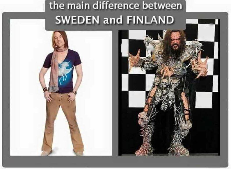 Finland Sweden difference