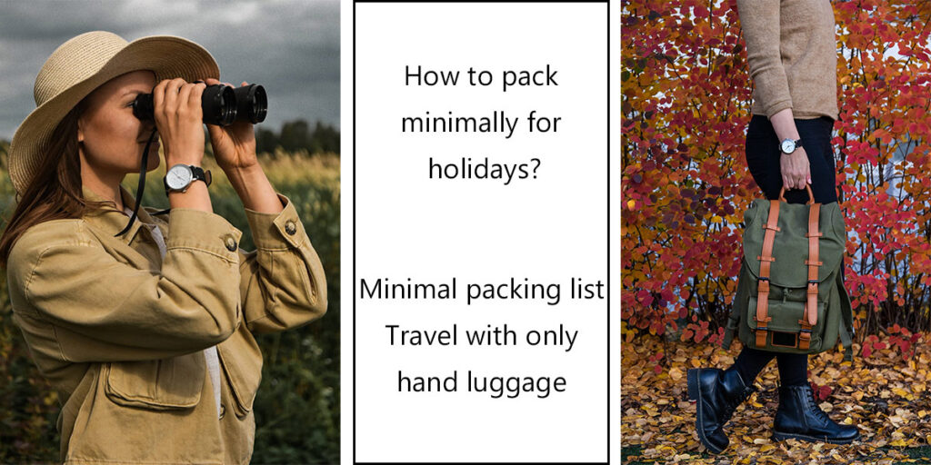 minimalist travel packing list